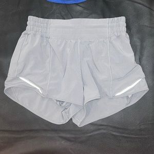 Lululemon Gray Hotty Hot Shorts